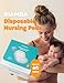 Biamba 60-Pack Disposable Nursing Pads for Breastfeeding - Ultra Thin Breast Pads for Leaking Milk Disposable with 3D Absorption & Leak Protection Individually Wrapped, Day & Night Nursing Essentials