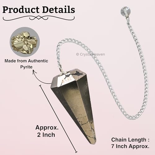 Image of Certified Pyrite Pendulum Dowsing Tool