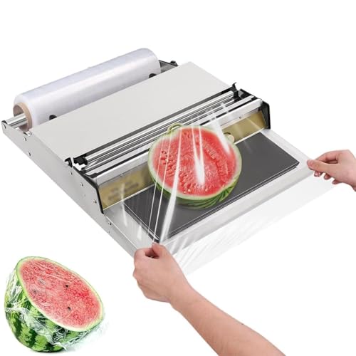 Máquina de envoltura con placa calefactora y rodillos de acero de 450 mm 2