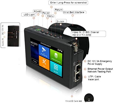 Analog 5-in-1 CCTV Tester Monitor 