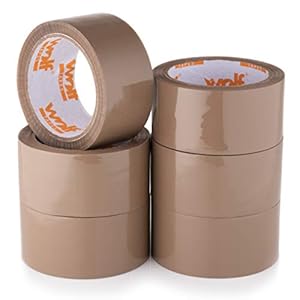 Wolf Tape Packaging Tape, Heavy-Duty Parcel Tape for Packing, All Purpose Strong Adhesive Tape, Secure Sticky Seal for…