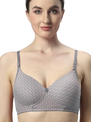 Image of Sonari Maggi Womens Lightly Padded Polyester T Shirt Bra | Wire Free, Lightly Padded Cups, Medium Coverage, Detachable Straps, U Back Design | Hook and Eye Closure, Essential Everyday Bra
