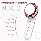 Multifunktionales Gerät zur Hautstraffung - EMS (Elektrische Muskelstimulation), Infrarot, Ultraschallmikroseismus auf dem Gerät, die Wirkung der Straffung und Formgebung