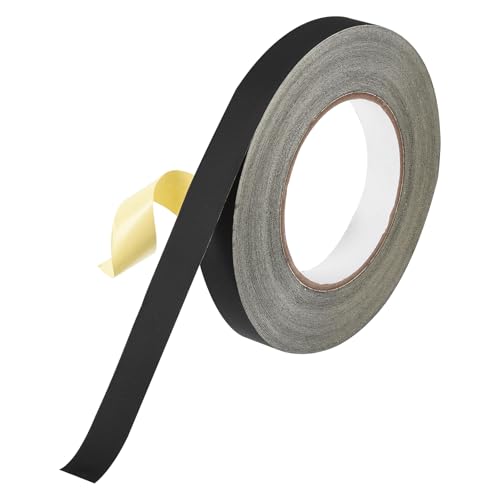 Image of MECCANIXITY Insulating Acetate Roll Cloth Adhesive Tape, 0.7in x 98ft Black Electrical Heat Resistant Fabric Tape for Laptop Electric Automotive Guitar Repair Wire Harness