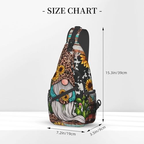 Mochila cruzada deportiva para senderismo y viaje negra miniatura 3