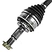 TRQ Front Driver or Passenger Side CV Axle Assembly Compatible with 2007-2021 Toyota Tundra 4WD 2008-2022 Sequoia 4WD