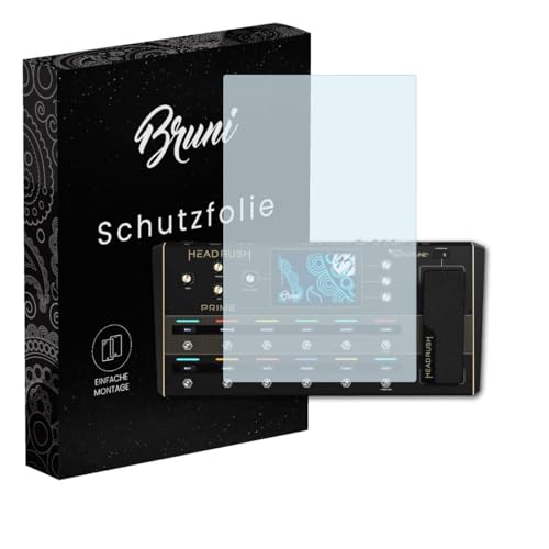 Bruni Screen Protector compatible with Headrush Prime Protector Film, crystal clear Protective Film (2X)
