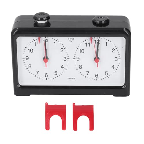 Sunicon Temporizador de ajedrez de Cuarzo Adornos Retro Multifuncional Reloj de ajedrez con Pilas para ajedrez