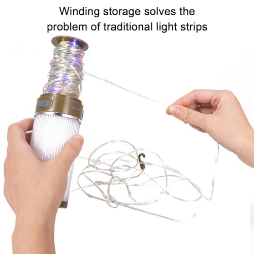 Lampes de tente de camping rechargeables avec plusieurs modes d'éclairage