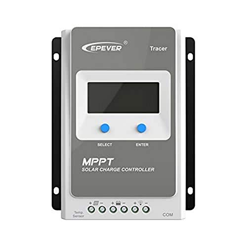 EPEVER® MPPT Tracer-AN G3 – Tracer3210AN G3 Regulador de Carga Solar, 30A, 12/24VDC auto...