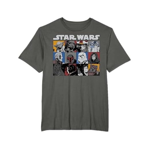 Star Wars Comic Style Character Boxes Camiseta