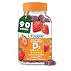 Vitamin D Gummies for Adults | 5000 IU | Great Tasting D3 Vitamin | Immune Support and Healthy Bones Vitamin D Supplement for Men, Women | 90 Gummies | Lifeable
