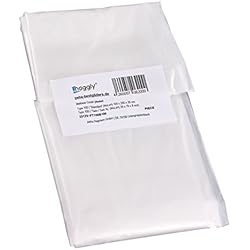 Plastico Para Guardar Colchón haggiy Protección del colchón - Cubierta para colchones de 100 cm de Ancho - Inodoro y Resistente a la Rotura Hecha de película de plástico