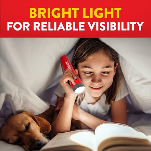Image of EVEREADY LED Flashlights (8-Pack), Bright Flashlights for Emergencies and Camping Gear, Flash Light with AA Batteries Included, Red /Blue (8-Pack)