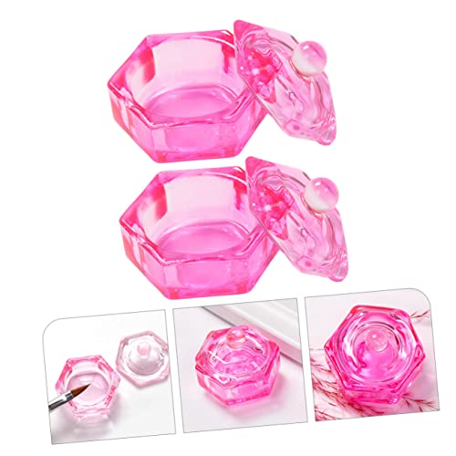 NOLITOY 6pcs Dappen Dish para Almacenaje de Líquidos de Acrílico miniatura 2