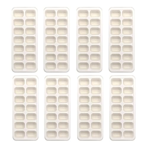 Set de 8 bandejas de cubitos de hielo con tapa miniatura 1