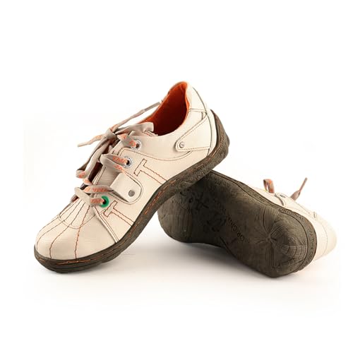 TMA EYES Women's Sneaker Genuine Leather Flat Shoes for Outdoor Sports Casual Shoes4