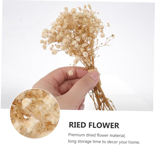 Ramo de 6 flores secas artificiales para decoración miniatura 5