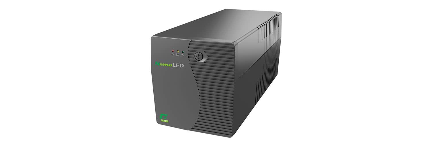 Sistema de alimentación ininterrumpida Line Interactive Monofásico UPS Regulador de Voltaje 2000VA/900W – Elsist NEMOLED 200