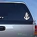 Proud Navy Mom Decal - White