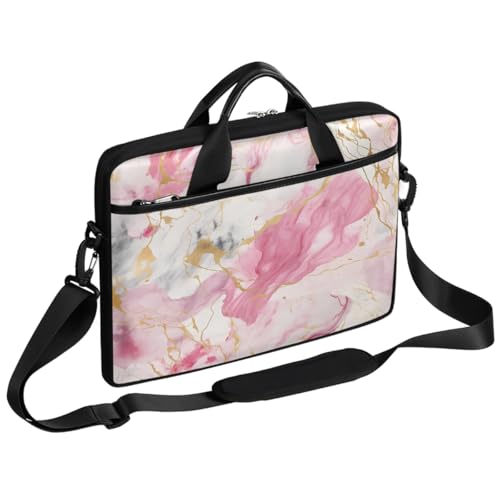 Maletín para laptop con diseño mármol 15 pulgadas