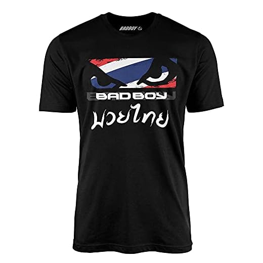 Bad Boy MMA svart Muay Thai Fighter t-shirt - ny (liten)