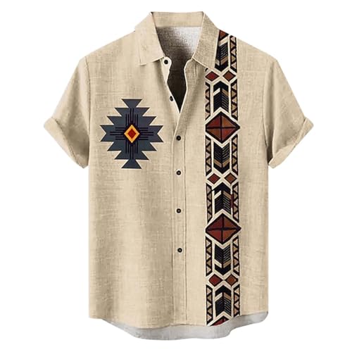 Chemise imprimée style moderne et haut estival respirant coupe relax