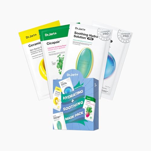 Dr.Jart+ Hydrating and Soothing Face Mask Value Set | 4 Korean Fa...