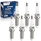 Iridium Spark Plugs 6 Pack 6619 LFR6AIX-11 Fits for 2005-2015 Toyota Tacoma Camry Avalon 4Runner FJ 