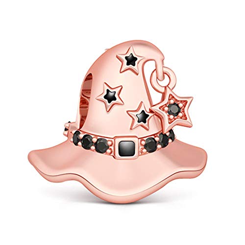 Image of GNOCE Witch Cauldron Pendant Charm,S925 Sterling Silver with Ruby Gemstones Dangle Charms Bead For Bracelets /Necklace Jewelry Gift For Women Girls Wife Daughter