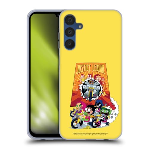Funda de gel Teen Titans Go para Samsung Galaxy A15 carcasa suave de Hollywood Liga de la Justicia