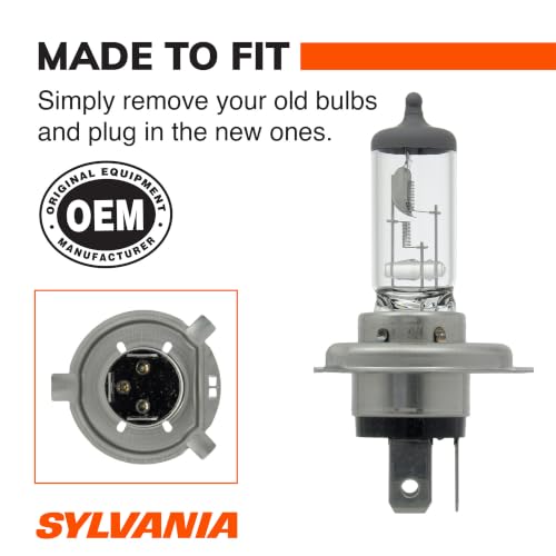 SYLVANIA 9003 XtraVision Halogen Headlight Bulbs — High/Low Beam, 2-Pack - Image 5