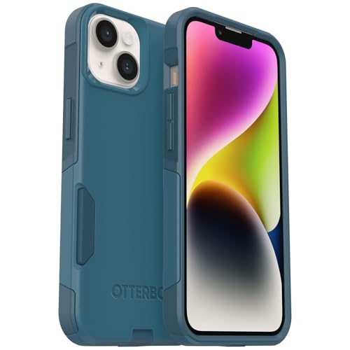 OtterBox iPhone 14 & iPhone 13 Commuter Series Case - Dont BE Blue (Blue), Slim & Tough, Pocket-Friendly, with Port Protection - image 1