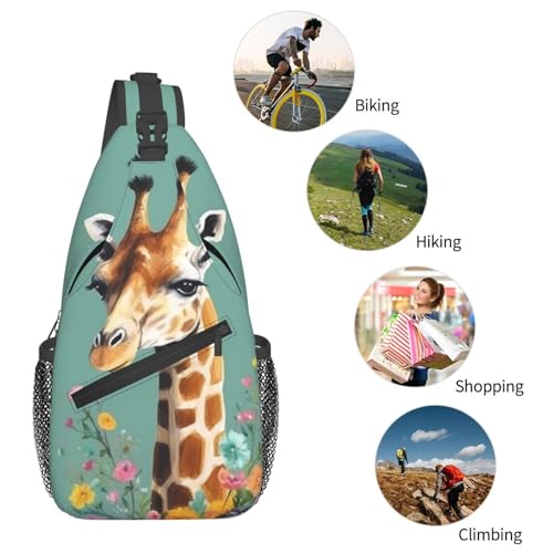 Morrales Sling para Senderismo Hombre y Mujer Negro miniatura 6