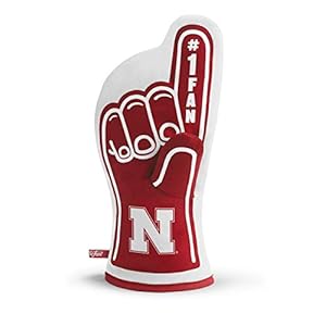 YouTheFan NCAA Nebraska Cornhuskers #1 Oven Mitt 13.25″ x 6.5″