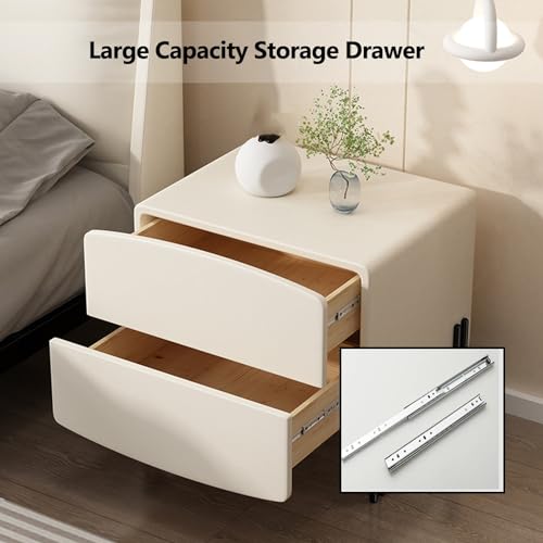 Tables d'appoint de chambre avec rangement et tiroirs de lit