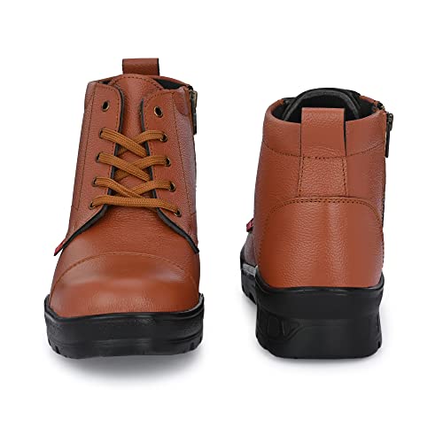 Image of KAVACHA Police Boots /Pure Leather /Super Comfortable /Light Weight for Full Day wear