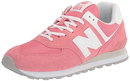 New Balance Women's 574 V2 Essentials Sneaker, Natural Pink/White, 5.5