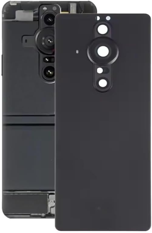 for Sony Xperia Pro-I Back Glass Battery Door Cover Replacement, Rear Housing Case, for Sony Xperia Pro-I Phone Rear Glass Panel Back Cover Repair Parts