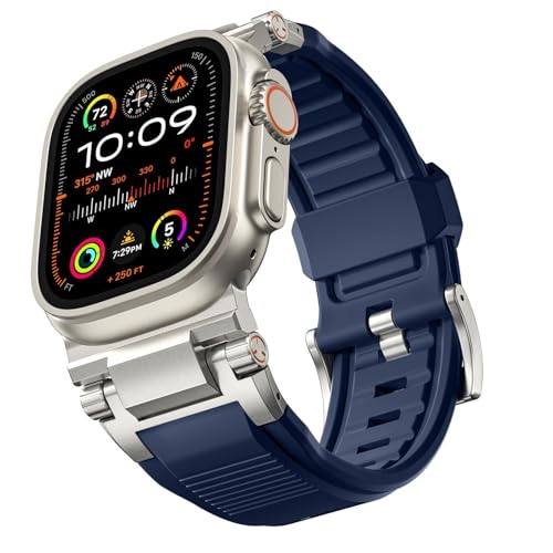 Bracelet de rechange FKM Apple Watch pour homme style sport et aventure