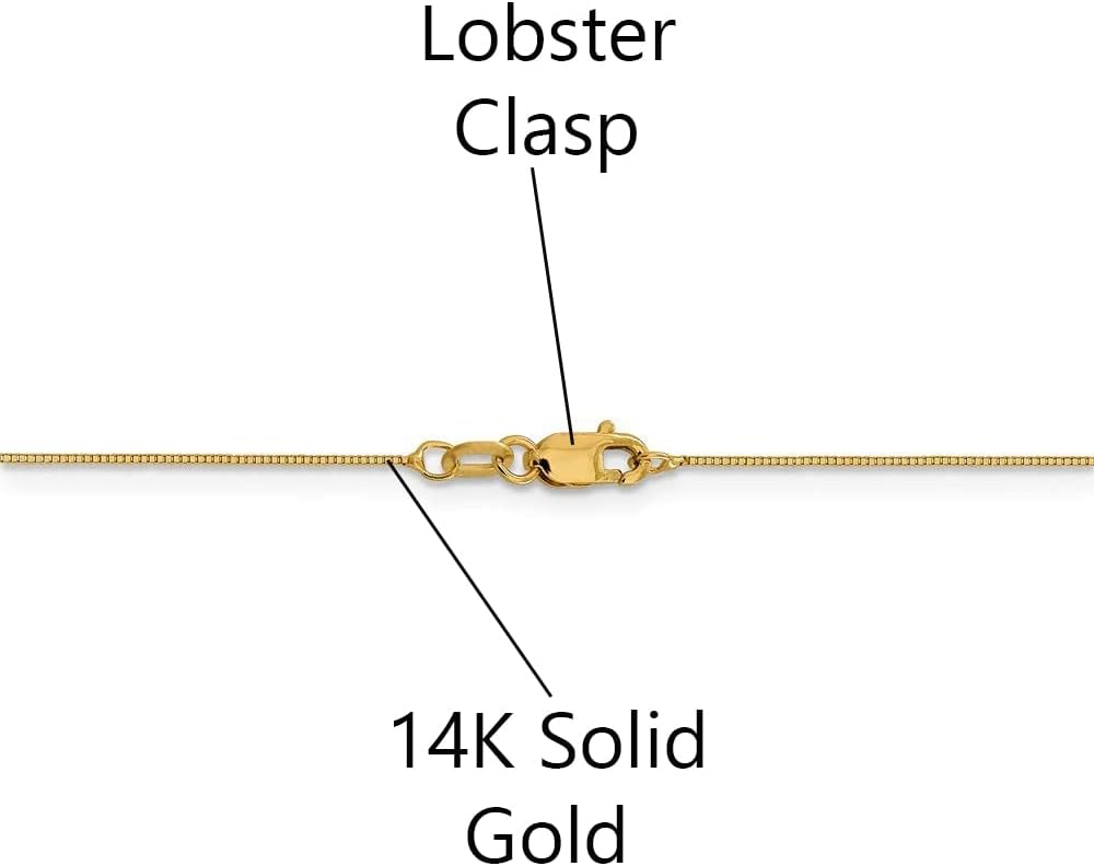 Savlano 14K Solid Gold Italian Chain Figaro, Rope, Mariner, Box, Cuban 14 Karat Anklet for Women Comes With Gift Box - Made in Italy - Image 2