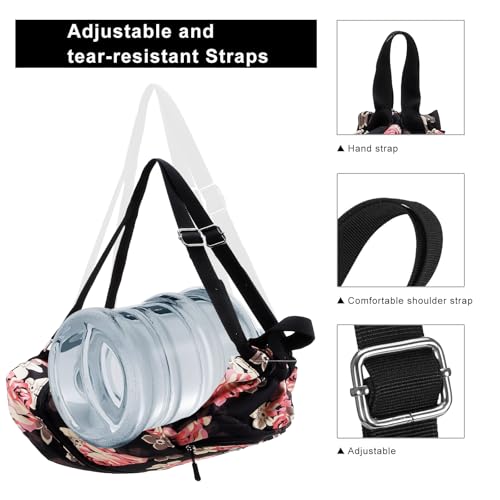 Image of Kamo Drawstring Backpack Bag - Sport Swimming Yoga Backpack with Shoe Compartment, Two Water Bottle Holder for Men Women Large String Backpack Athletic Sackpack for Travel