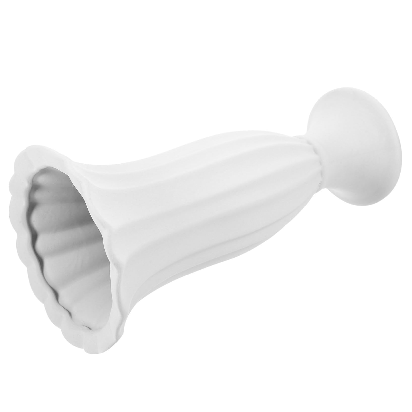 Vase funéraire pour tombe effet colonne romaine en céramique stable