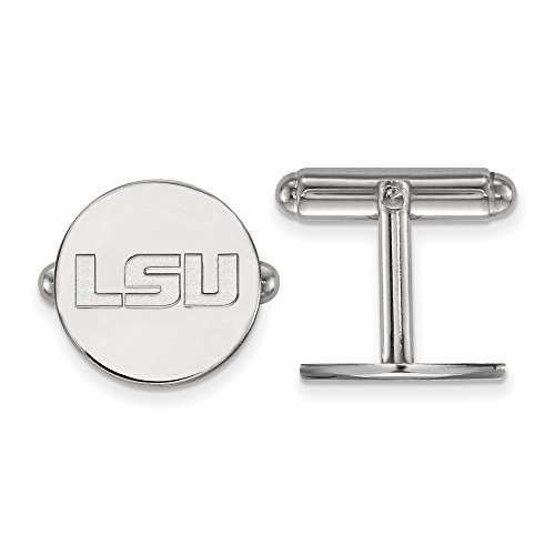 Mancuernillas LSU de Plata 925 miniatura 1