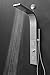 AKDY 39" Easy Connect Wall Mount Stainless Steel Rainfall Style Bath Shower Panel