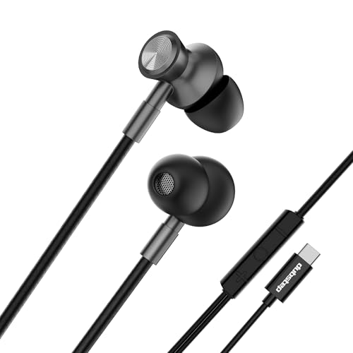 Image of Dubstep Squad M10 with X-Bass Technology, 10mm Dynamic Drivers in-Ear Type C Wired Earphones with Mic Compatible with Samsung, Oneplus, Xiaomi, Redmi, Vivo, Oppo & All Type C Phones - Stirling Silver