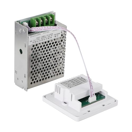 Frezon 12V 24V 48V 30A PWM Motor Speed Controller Dimmer Soft Start/Stop DC 12-80V