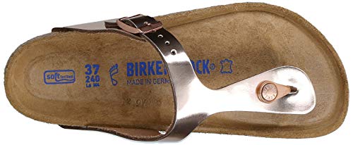 Image of Birkenstock 1005048137 Gizeh SFB Met Copper LTR 37