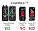 Wireless ProTech Case Compatible with Sonim XP5Plus (XP5900) (Knob and No Knob Versions) Swivel Belt Clip Holster with Secure Latch