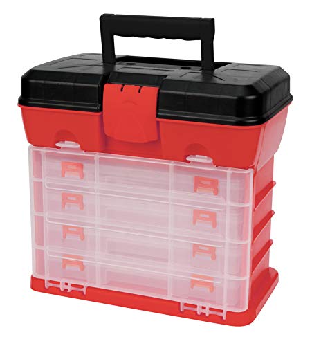 Performance Tool W54042 Plastic Rack System Tool Box With 4 Organizers #TOP1